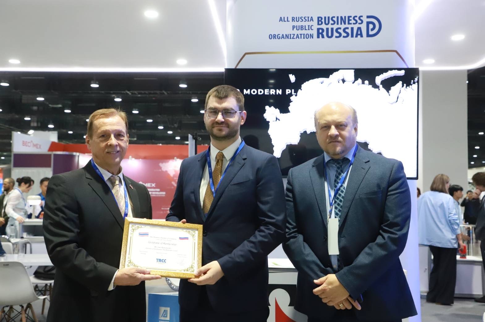 TRCC Honors Ivan Demchenko with Honorary Membership Certificate