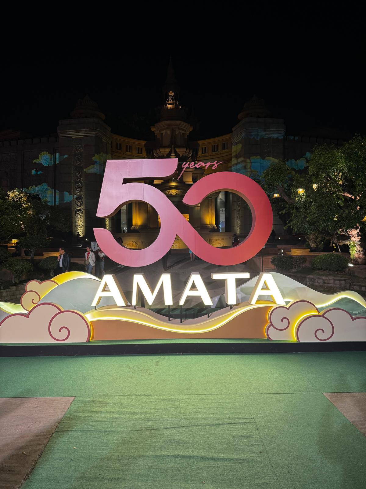 TRCC Members Attend the 50th Anniversary of AMATA and Vikrom Kromadit’s 72nd Birthday
